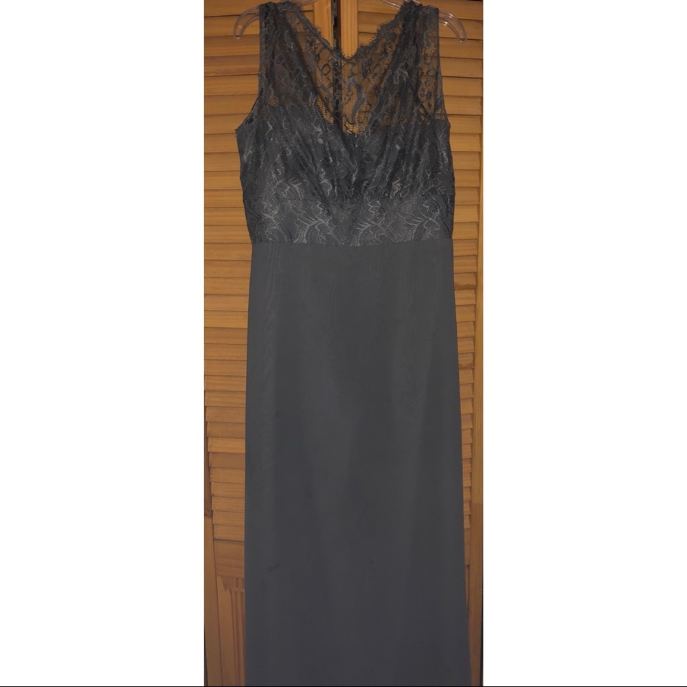 Hayley Paige Occasions Gown in Grey